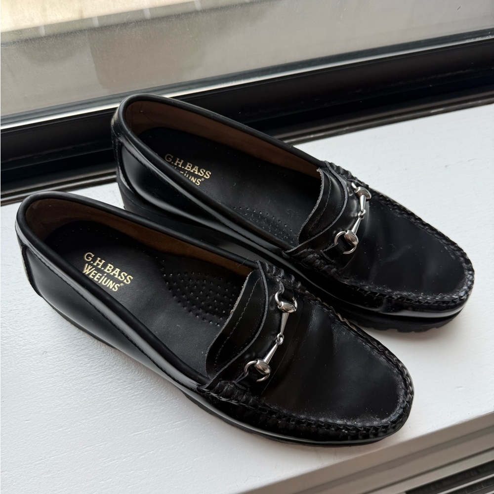 G.H. Bass & Co. Black Loafers